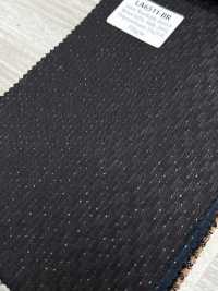 LA6511-BR In Japan hergestellter Stretch aus Seiden-Lame und Wolle mit braunem Streifen[Textil] HOSOI SYOJI Weitere Fotos