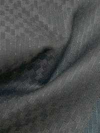 LA6511-BR In Japan hergestellter Stretch aus Seiden-Lame und Wolle mit braunem Streifen[Textil] HOSOI SYOJI Weitere Fotos