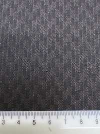 LA6511-BR In Japan hergestellter Stretch aus Seiden-Lame und Wolle mit braunem Streifen[Textil] HOSOI SYOJI Weitere Fotos