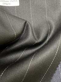 LA5521-BK Hergestellt in Japan Seiden-Lurex-Woll-Stretch, schwarzer Streifen[Textil] HOSOI SYOJI Weitere Fotos