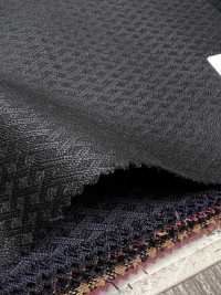 SK6511-BK In Japan hergestellter Stretch aus Seide und Wolle mit schwarzem Rautenmuster[Textil] HOSOI SYOJI Weitere Fotos