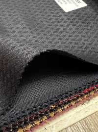 SK6511-NV Hergestellt in Japan Seide-Wolle-Stretch Marineblaues Rautenmuster[Textil] HOSOI SYOJI Weitere Fotos