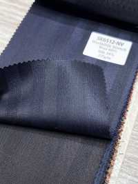 SK6512-NV In Japan hergestellter Seiden-Woll-Stretch mit marineblauen Streifen[Textil] HOSOI SYOJI Weitere Fotos