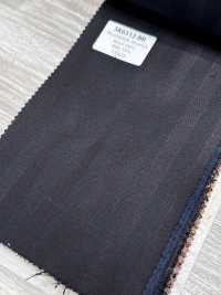 SK6512-BR Japanisch hergestellter braun gestreifter Stretchstoff aus Seide und Wolle[Textil] HOSOI SYOJI Weitere Fotos