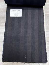 SK6512-BR Japanisch hergestellter braun gestreifter Stretchstoff aus Seide und Wolle[Textil] HOSOI SYOJI Weitere Fotos