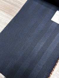 SK6512-GR Japanisch hergestellter braun gestreifter Stretchstoff aus Seide und Wolle[Textil] HOSOI SYOJI Weitere Fotos