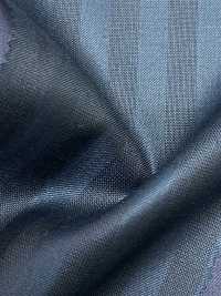 SK6512-GR Japanisch hergestellter braun gestreifter Stretchstoff aus Seide und Wolle[Textil] HOSOI SYOJI Weitere Fotos