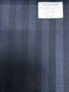 SK6512-GR Japanisch hergestellter braun gestreifter Stretchstoff aus Seide und Wolle