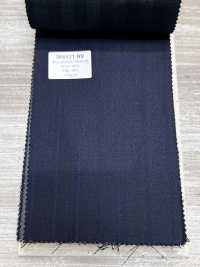SK6521-NV Japanisch hergestellter braun gestreifter Stretchstoff aus Seide und Wolle[Textil] HOSOI SYOJI Weitere Fotos