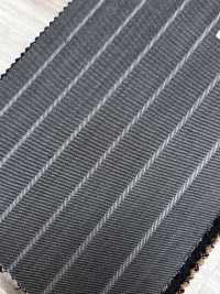 SK6521-GY Hergestellt in Japan, elastischer grauer Streifen aus Seide und Wolle[Textil] HOSOI SYOJI Weitere Fotos
