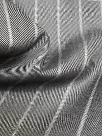 SK6521-GY Hergestellt in Japan, elastischer grauer Streifen aus Seide und Wolle[Textil] HOSOI SYOJI Weitere Fotos