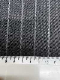 SK6521-GY Hergestellt in Japan, elastischer grauer Streifen aus Seide und Wolle[Textil] HOSOI SYOJI Weitere Fotos