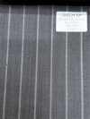SK6521-GY Hergestellt in Japan, elastischer grauer Streifen aus Seide und Wolle