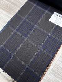 SK6531-BR Hergestellt in Japan Seiden-Woll-Stretch braun kariert[Textil] HOSOI SYOJI Weitere Fotos
