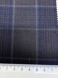 SK6531-BR Hergestellt in Japan Seiden-Woll-Stretch braun kariert[Textil] HOSOI SYOJI Weitere Fotos