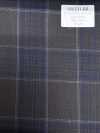 SK6531-BR Hergestellt in Japan Seiden-Woll-Stretch braun kariert
