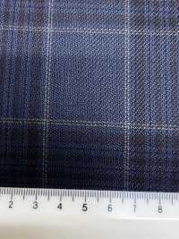 SK6531-GR In Japan hergestellt, Stretch aus Seide und Wolle, grün kariert[Textil] HOSOI SYOJI Weitere Fotos