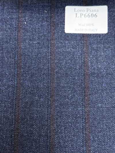 LP6606 Loro Piana Marineblau × roter Streifen