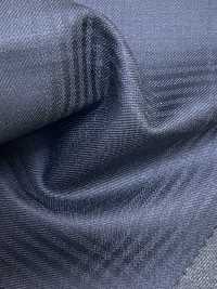 PR6531-NV Standard, in Japan gefertigtes Premium Super 120's, einfachfädiger Stretch-Streifen in Marineblau[Textil] HOSOI SYOJI Weitere Fotos