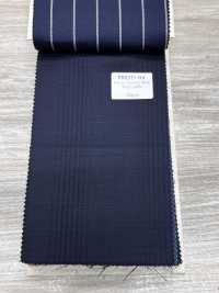 PR6531-NV Standard, in Japan gefertigtes Premium Super 120's, einfachfädiger Stretch-Streifen in Marineblau[Textil] HOSOI SYOJI Weitere Fotos