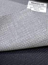 MH4501-LG Standard-Mohair-Hopsack aus japanischer Herstellung, Hellgrau[Textil] HOSOI SYOJI Weitere Fotos