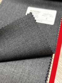 3ML4471 26AW MIYUKI ESSENTIALS Stretch-Twill Anthrazitgrau Uni[Textil] Miyuki Wollmühlen Weitere Fotos