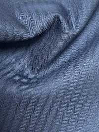 3ML4493 26AW MIYUKI Textile ESSENTIALS Stretch-Twill Navy Stripe Miyuki Wollmühlen Weitere Fotos