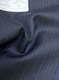 4ML4412 26AW THE CITY Twill Marine-Streifen[Textil] Miyuki Wollmühlen Weitere Fotos