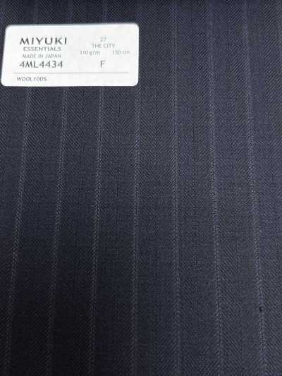 4ML4434 26AW THE CITY Twill Marine-Streifen