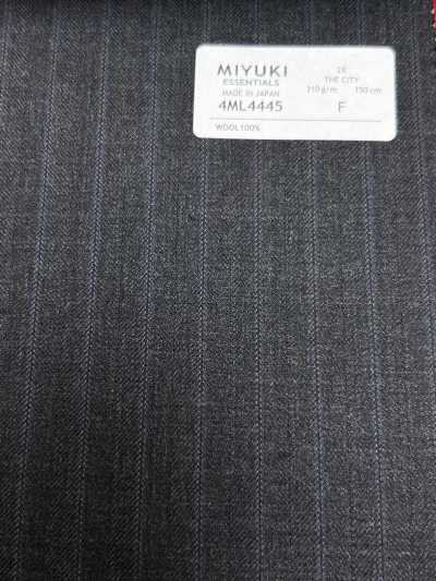 4ML4445 26AW THE CITY Köperstreifen Charcoal Heaven Gray