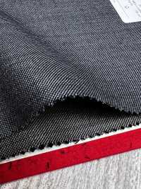 4MR4645 26AW Super100's × Kaschmir Mittelgrau ohne Muster[Textil] Miyuki Wollmühlen Weitere Fotos