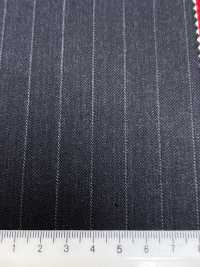 4MR4693 26AW Super100’s × Kaschmir Anthrazit-Himmelgrau-Streifen[Textil] Miyuki Wollmühlen Weitere Fotos