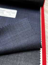 4MR4704 26AW Super100's × Kaschmir-Marinekaro[Textil] Miyuki Wollmühlen Weitere Fotos