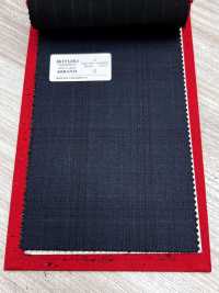 4MR4704 26AW Super100's × Kaschmir-Marinekaro[Textil] Miyuki Wollmühlen Weitere Fotos