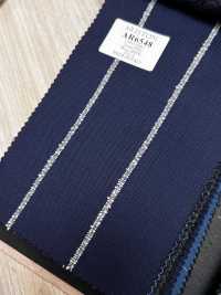 AR6548 ARISTON Super 130s Marineblau × Weißer Streifen[Textil] HOSOI SYOJI Weitere Fotos