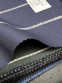 AR6548 ARISTON Super 130s Marineblau × Weißer Streifen[Textil] HOSOI SYOJI Weitere Fotos