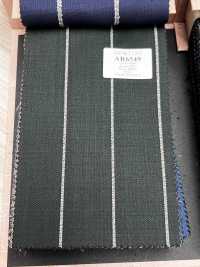 AR6549 ARISTON Super130's Grün mit weißen Streifen[Textil] HOSOI SYOJI Weitere Fotos