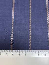 AR6551 ARISTON Super 130's Marineblau × Braun gestreift[Textil] HOSOI SYOJI Weitere Fotos