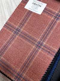 AR6556 ARISTON Super130's orange kariert[Textil] HOSOI SYOJI Weitere Fotos
