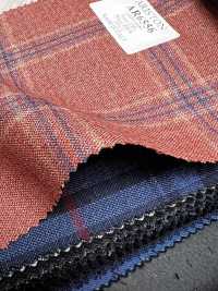 AR6556 ARISTON Super130's orange kariert[Textil] HOSOI SYOJI Weitere Fotos