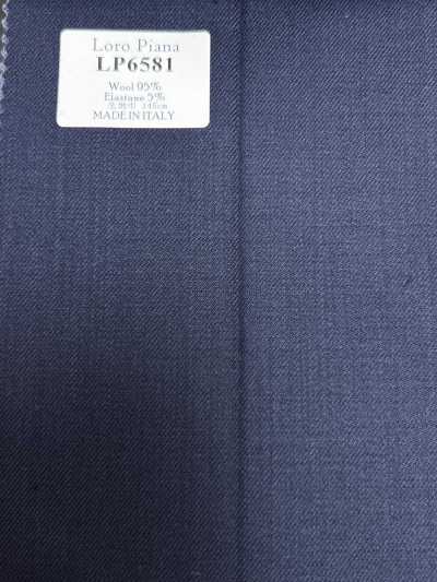 LP6581 Loro Piana Marineblau ohne Muster