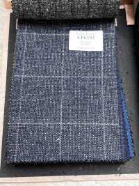 LP6592 Loro Piana Marineblaues Karomuster[Textil] HOSOI SYOJI Weitere Fotos
