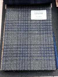 LP6598 Loro Piana Grau x Marineblaues Karo[Stoff] HOSOI SYOJI Weitere Fotos
