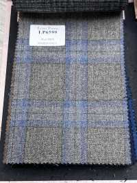 LP6599 Loro Piana Braun x Blau kariert[Stoff] HOSOI SYOJI Weitere Fotos