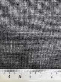 LP6602 Loro Piana Super130's graues Karomuster[Stoff] HOSOI SYOJI Weitere Fotos