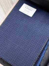 LP6603 Loro Piana Super150's Marineblau kariert[Stoff] HOSOI SYOJI Weitere Fotos