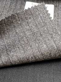 LP6608 Loro Piana Super130's braun gestreift[Textil] HOSOI SYOJI Weitere Fotos