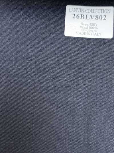 26BLV802 LANVIN COLLECTION Super120's Dunkelmarine ohne Muster