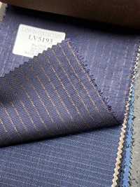 LV5193 LANVIN COLLECTION Marineblau × Braun gestreift[Textil] HOSOI SYOJI Weitere Fotos