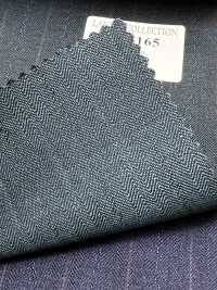 LV6165 LANVIN COLLECTION Super120's blau-grün gestreift[Textil] HOSOI SYOJI Weitere Fotos